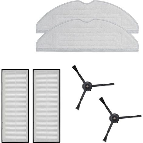 Zubehörset mit Wischmopp, HEPA-Filter und schwarzer Seitenbürste für S7/S7 Max Ultra/S7 Maxv Ultra/S7 Pro Ultra/S8/S8 +/S8 Pro Ultra Saugroboter FLITI (1/4)