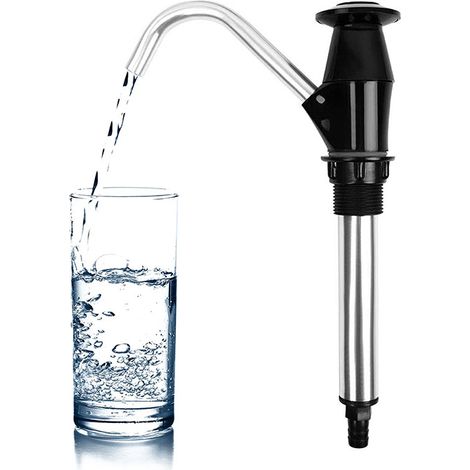 BEBUSINGOTO Bomba manual universal para dispensador de agua de caravana - Bomba manual de repuesto - Bomba manual de repuesto para caravana y autocaravana (1/5)