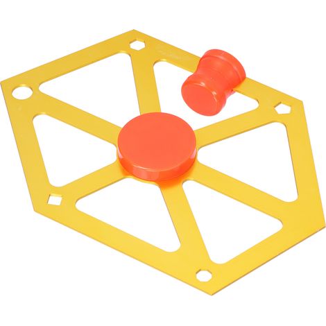 Winkelmesser für Holzbearbeitung, Sechskant, magnetisch, Aluminiumlegierung, Tischkreissägenverstellung, Gold (1/5)