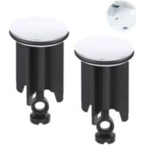 Pièces Bouchons de vidange,40MM Bouchon Lavabo Salle de Bain,Bouchon de Lavabo Universel,Réglable en hauteur Bouchon d’évacuation,Bouchons de canalisation pour éviers de cuisine et de salle de bains (1/5)