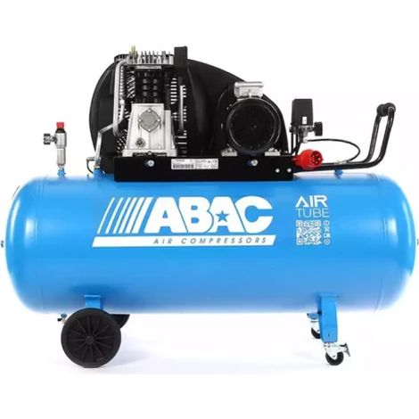 Abac - Compresseur à courroie 2 étages 270 litres 4 cv 3 kW 400 V Tri - PRO A49B 270 FT4 (1/3)