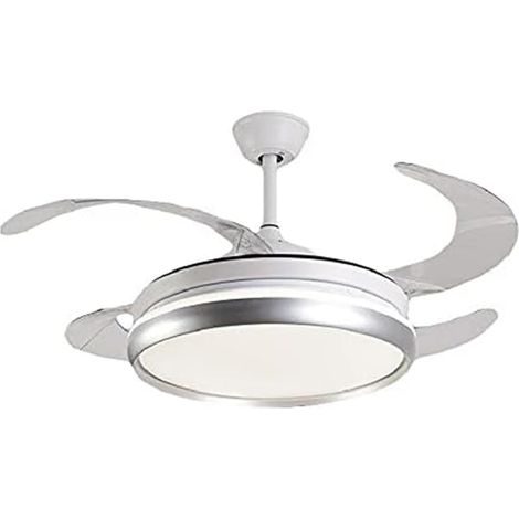 TrAdE Shop Traesio - Luce Decorativa Ventilatore Soffitto Luce Led 6000k 4000k 3000k 400cm 72w Con 3 Pale - (1/4)