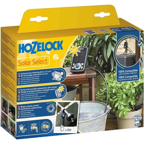 Hozelock Solar Select Irrigation Kit - Efficient Plant Watering (1/5)