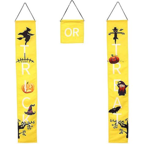 1 Set Halloween-Türbanner für Halloween-Dekoration