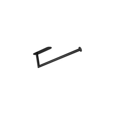 Porte Essuie Tout Mural 33cm, Auto Adhésif ou à Percer, Support Pratique en Acier Inoxydable pour Cuisine et Salle de Bain