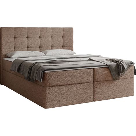Cama continental Comfivo Osculum I, Lambi 04, Doble, Continental, 160x200, Tapiz, Somieres, 163x206x112cm (1/5)