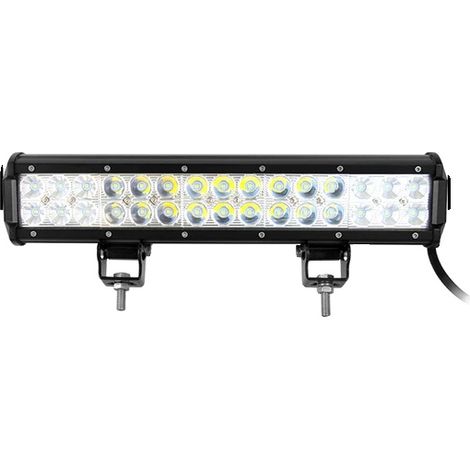 Barra de luz LED de trabajo, iluminación versátil, construcción duradera, 15 pulgadas, 90 W, inalámbrica (1/2)