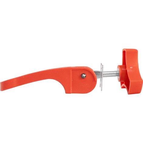 Bricoferr Tornillo de liberación rápida con tuerca de mariposa para cortacésped (1/2)