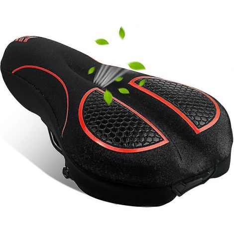 Sottosella imbottito e morbido, unisex, comodo accessorio per la pedalata, in gel, adatto per biciclette, utilizzabile sia all'interno che all'esterno.