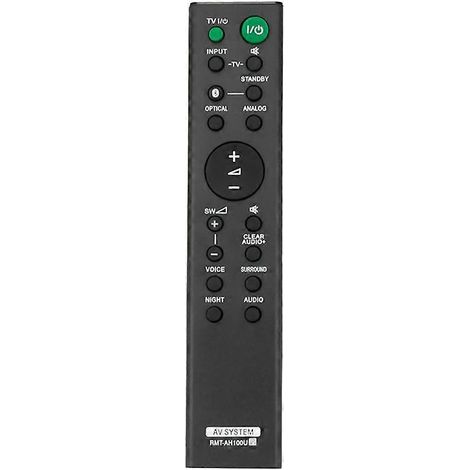 Mando a distancia de repuesto AH100U para sistema de barra de sonido HT-CT180 SA-CT180 HTCT180 SACT180 (1/5)