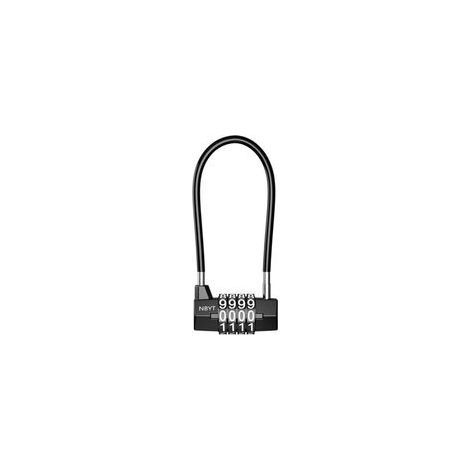 Cadenas à Combinaison, Cadenas à Anse Longue, Serrure à Combinaison à 4 Chiffres, Petit Numero Cadenas Code Résistant Aux Intempéries, Cadenas de Câble de Bagage pour Gymnase, Garage