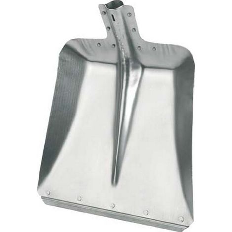 Pala de aluminio, dimensiones : 9, dimensiones de la hoja 380 x 380 mm
