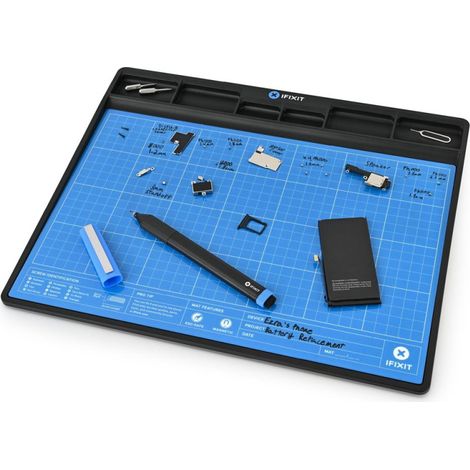 iFixit FixMat alfombrilla magnética negra 25x30 cm