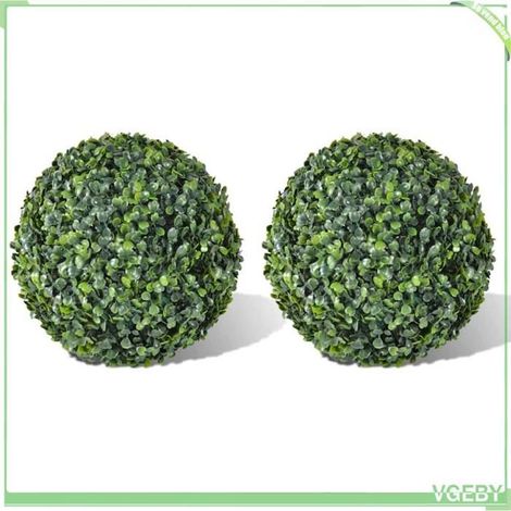 Plante artificielle - FAFEISY - 40872 - Ronde 35 cm - Lot de 2 - PVC extérieur résistant (1/3)