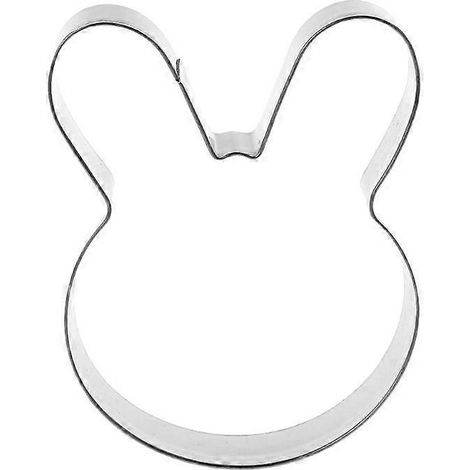 Découpe à biscuits en acier inoxydable lapin de Pâques pour gâteaux et chocolats (1/4)