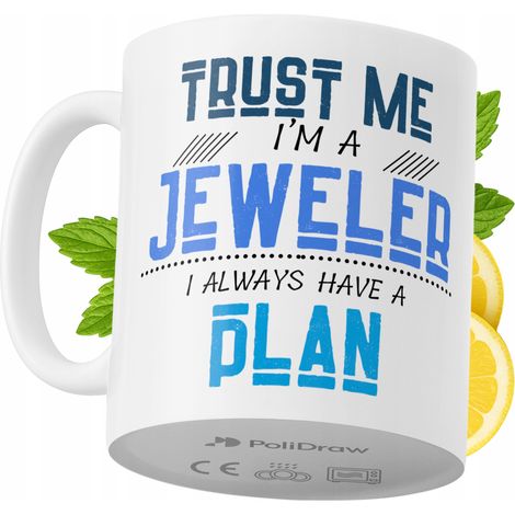 Lustige Tasse für Juweliere – Kaffee- oder Teetasse mit witzigem Textdesign – ideal für Geburtstage, Namenstage, Feiertage und besondere Anlässe. Hochwertige Tasse für Zuhause, Büro und Arbeit. Farbe: