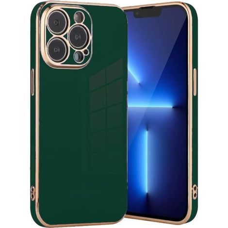 Coque de Protection - iPhone 13 Pro - Vert nuit - Souple - Anti-rayures (1/4)