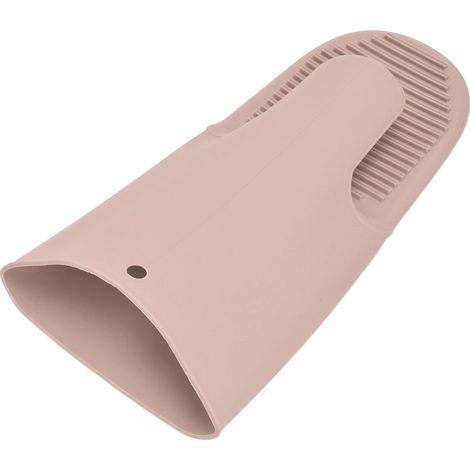 Gants isolants en silicone épais et antidérapants pour four, micro-ondes et barbecue, rose nordique (1/5)