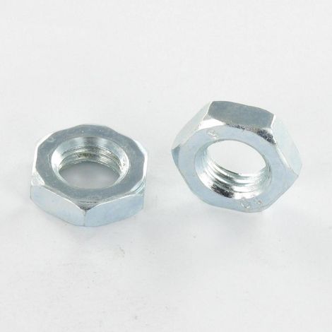 Ecrou hexagonal bas hm/contre Ecrou M12 Acier zingué - 400 pièces (1/2)