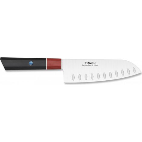 Couteau Santoku Tokisu. Lame: 17 Cm