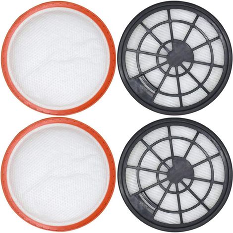 DD2720 - 2 de Protection du Moteur + 2 à Air d'Échappement – Lot de 4 Filtres pour Dirt Devil DD2650-1, DD2651-0, DD2651 (1/5)