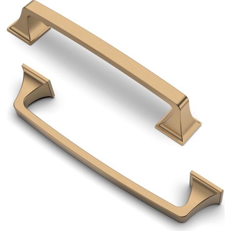 10 Pièces Poignées Espacement Des Trous De 160 Mm Champagne Bronze Poignées De Meubles Poignées De Placard Poignées De Cuisine Poignées De Tiroir De Meubles (1/5)