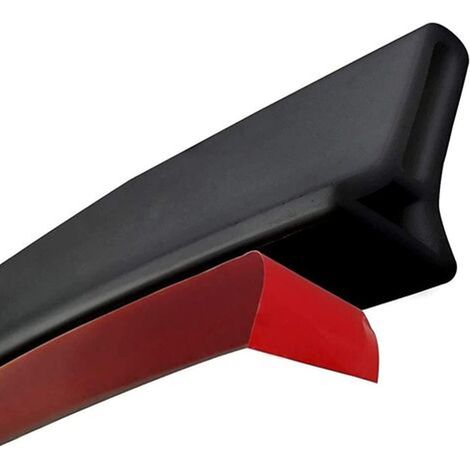 Barrière De Douche Pliable - Système De Rétention D'eau - Design Flexible Noir - 100x3x5 Cm (1/5)