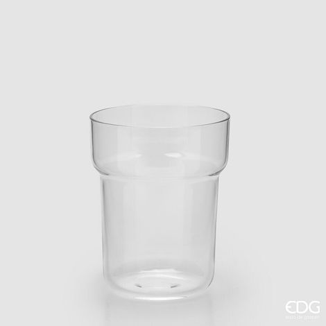 EDG Enzo De Gasperi Bicchiere con Bordo Rotondo H 11 Cm D 8,7 Cm 350 Ml CF 6 Pz (1/2)