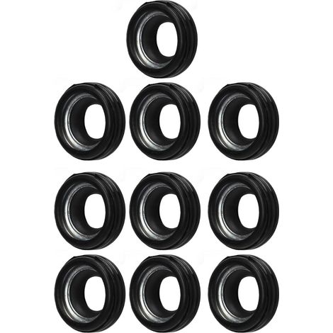 10 Joints de Joint d'Arbre de Compresseur AC Caoutchouc Structure Compacte Remplacement pour Hyundai Kia Compresseur HCC (1/5)