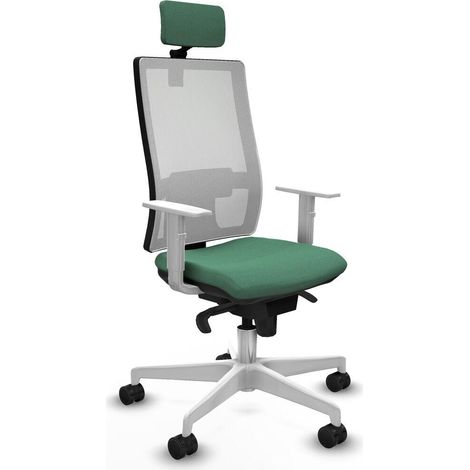 Piqueras et Crespo 4B026N2 Chaise de bureau vert émeraude (1/3)