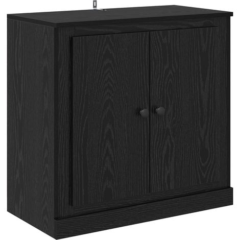 Maison Exclusive - Sideboard Schwarz Eichen-Optik 70 x 35,5 x 67,