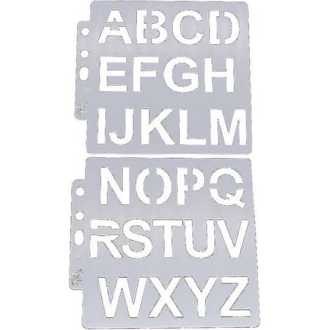 Numéro de lettre Modèle de pochoir Alphabet Modèle de dessin Cadeaux pour enfants (1/5)