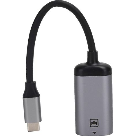 Adaptateur Ethernet Type-C vers port réseau RJ45, câble convertisseur, accessoires informatiques (1/5)