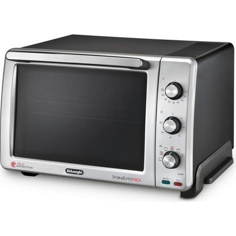 Delonghi – Mini four mixte vapeur 24L 2000W – Chaleur pulsée pour cuisson homogène – 7 fonctions dont grill et convection – Dimensions L54 x H31.5 x P45 cm