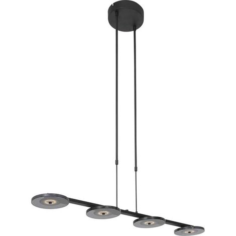Steinhauer - hängeleuchte - Turound - schwarz - glas metall - (1/5)