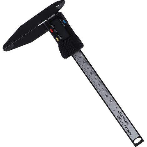 Calibrador electrónico digital de 150 mm/300 mm con escala de carbono y herramienta de medición de mordaza larga de 150 mm. (1/5)