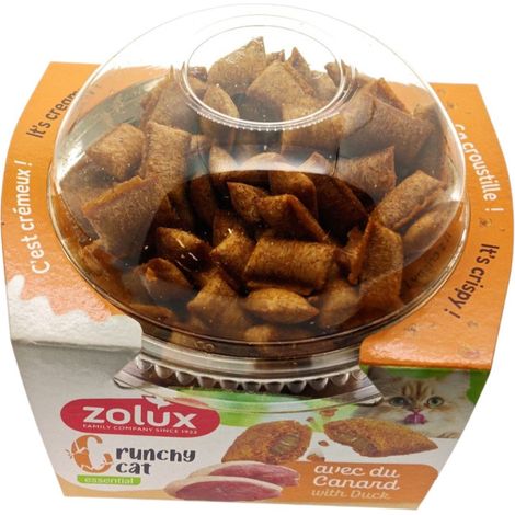 Friandise Crunchy Cat Canard 80 gr pour chat - zolux