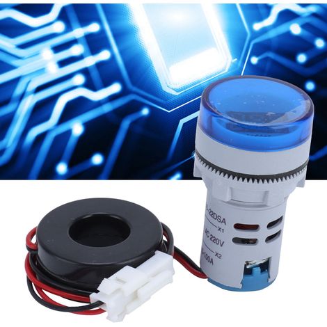 Voyant lumineux de signalisation de type courant AD16-22DSA 220 V CA bleu (1/5)