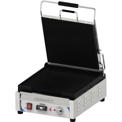 Grill Panini Premium XL rainuré - Minuteur - 2400W - Casselin