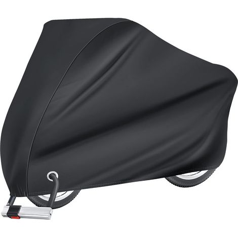 Housse Velo, Tissu Oxford 210d Housse Velo Exterieur Protection, Bache Velo Exterieur RéSistant à La Pluie, à La PoussièRe Et Aux Uv, Pour Vtt Et VéLo De Route Housse Velo Camping Car (200×7 (1/5)