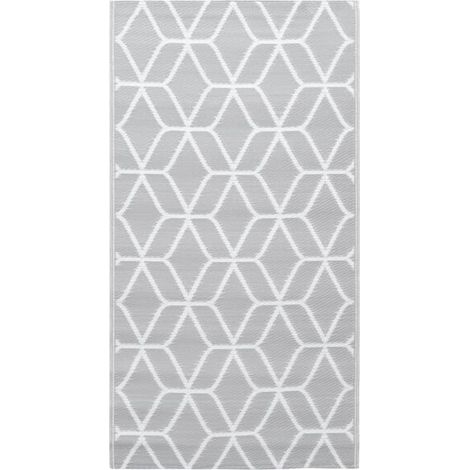 Tapis d'extérieur gris ARAKIL 80x150 cm PP (1/5)