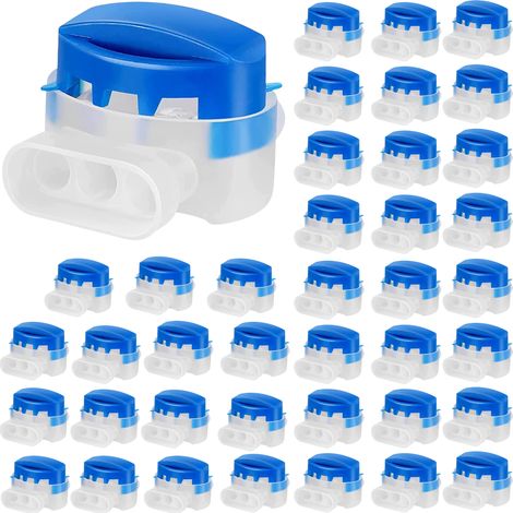 Lot 40 Connecteurs de câbles remplis de gel pour robot tondeuse/jardin/réparation fils electrique (1/4)
