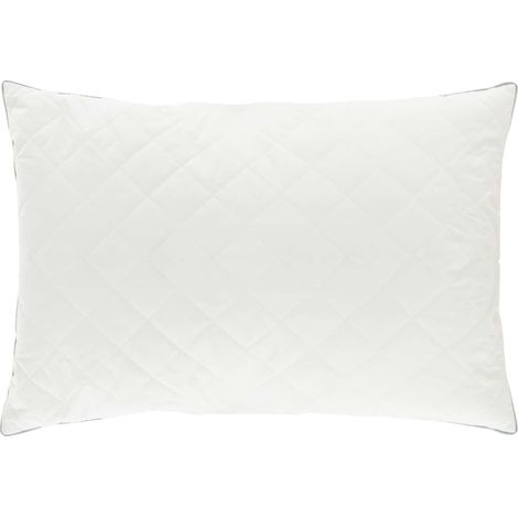 Almohada FULDA 40 x 80 cm 100% Plumón y plumas de ganso Blanco vidaXL (1/5)