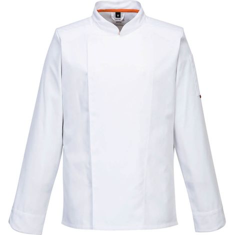 Küchenjacke mit langen Ärmeln Stretch Mesh Air Pro – XL – Weiß – Portwest