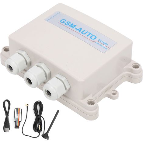 Télécommande sans fil étanche double canal GSMAUTO4G pour 4G/3G/GSM DC 12V (Fréquence AU) (1/5)