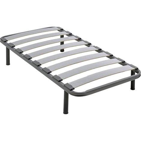 Somier Neo Balda Ancha, Tubo de Acero 40x30mm, Láminas de chopo-Flex con patas 90x190 cm (1/2)