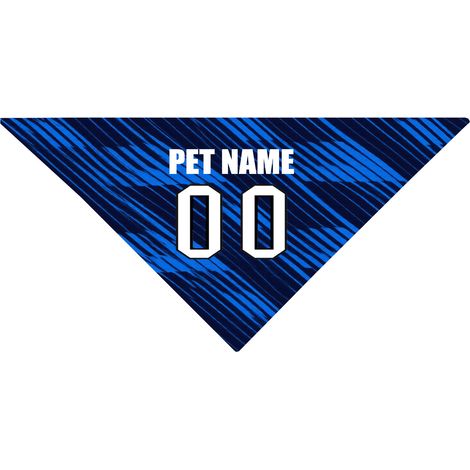 Bavoirs personnalisés pour animaux de compagnie, écharpes décoratives pour chats et chiens - DZ-3 - 63x43cm (Bord cousu simple face)