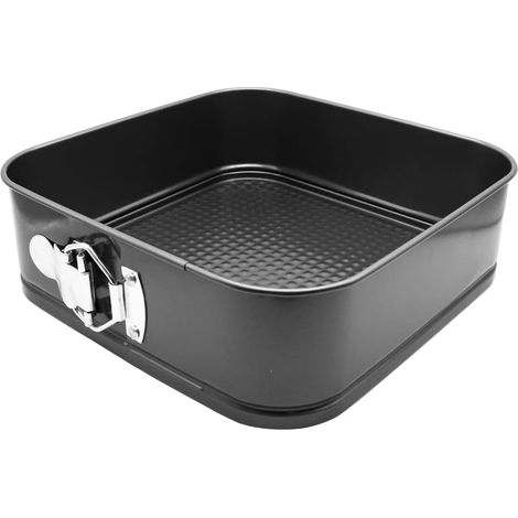 Molde para horno cuadrado Clip-Clap desmontable 24 cm Negro (1/5)