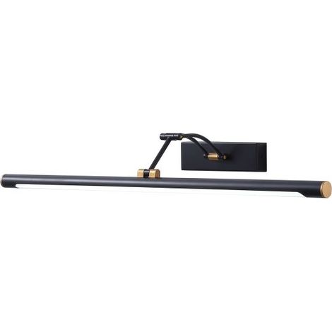 Lámpara de pared LED RICO 9W, lámpara de espejo negra AD-OM-6519L4/B