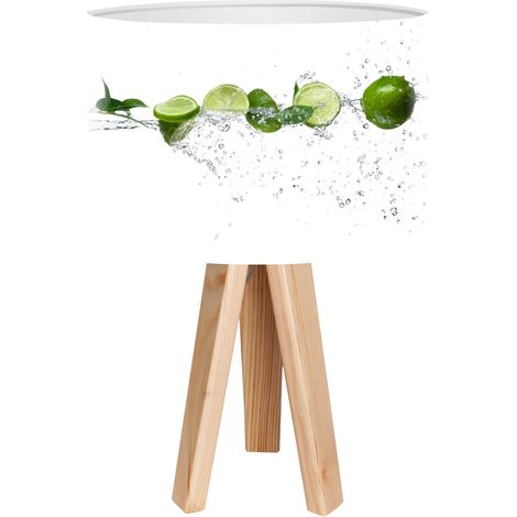 Lampe de chevet bothanica foto-148 - Bois clair, blanc (1/3)